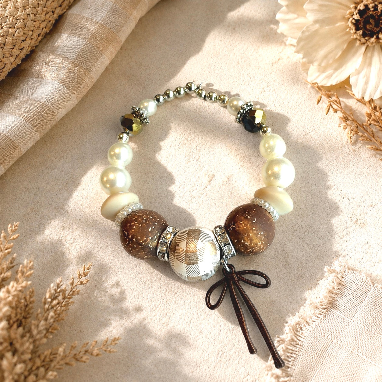 Cozy Snickerdoodle Halo Charm - Tumbler Handle Charm