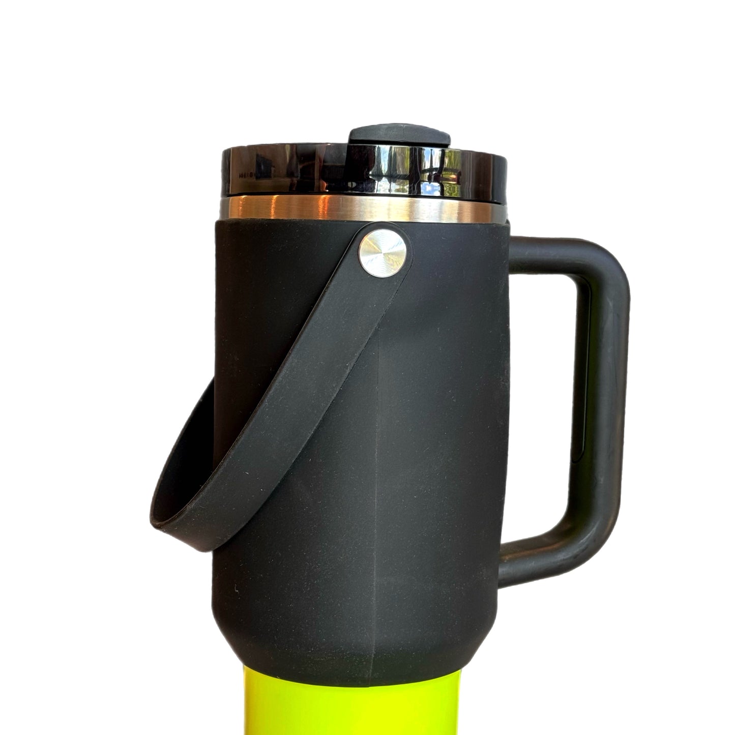 Silicone Tumbler Sleeve with Handle