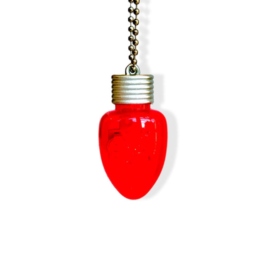 Christmas Bulb Light Up Charm- Tumbler Handle Charm