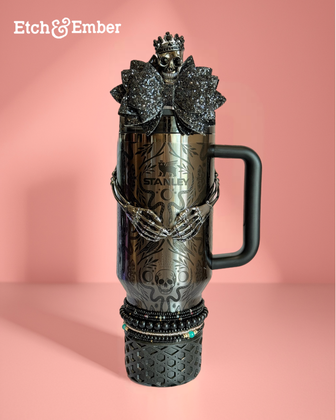 Deadly Skelly Deluxe Tumbler Charm Necklace *Limited Edition*