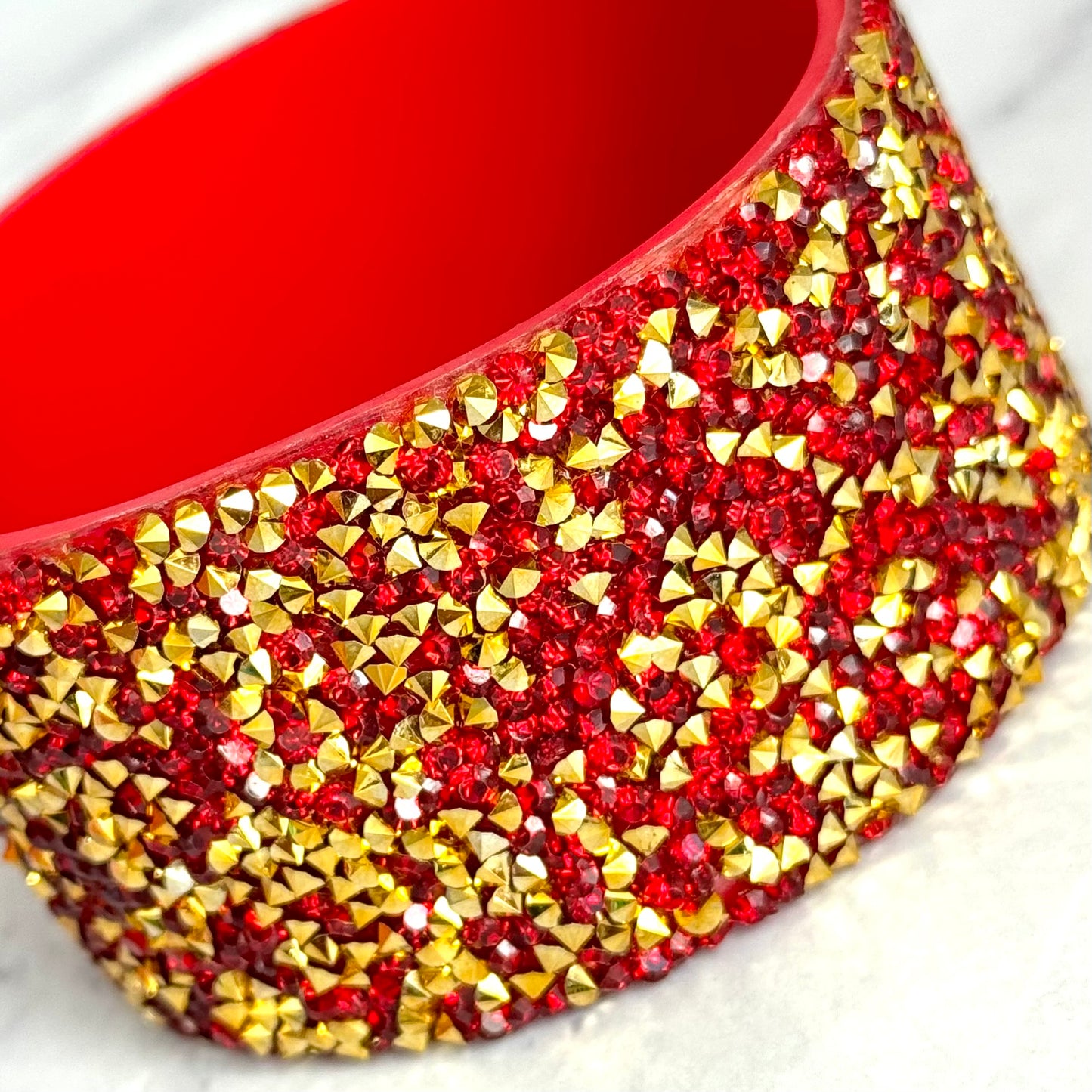 Scarlet Druzy BLING Tumbler Boot -fits 40oz New!