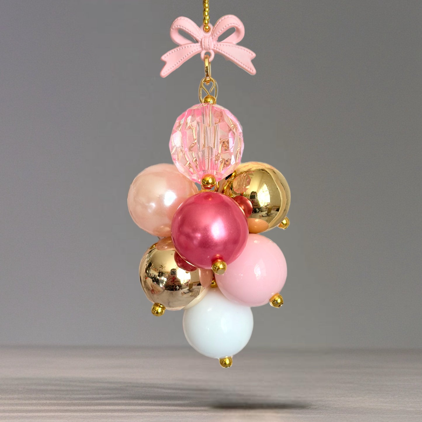 Pink Parade Mini Bauble Charm - Tumbler Handle Charm