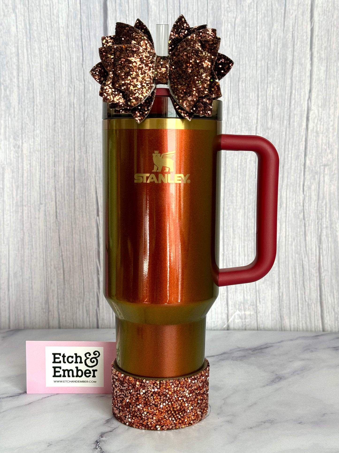 Rose Gold Druzy BLING Tumbler Boot -fits 40oz New!