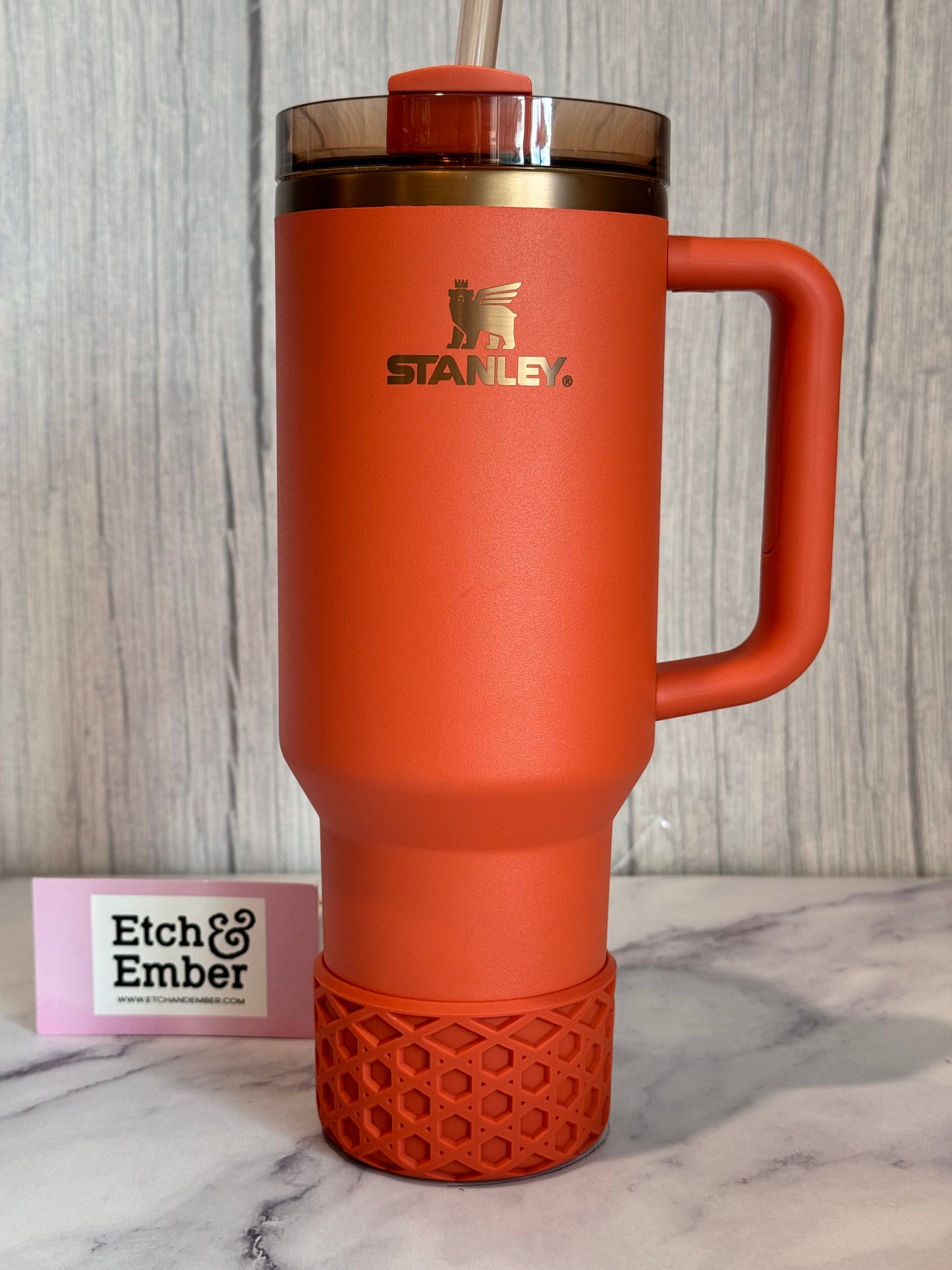 PUMPKIN SPICE WAFFLE Tumbler Boot -fits 20-40oz New!