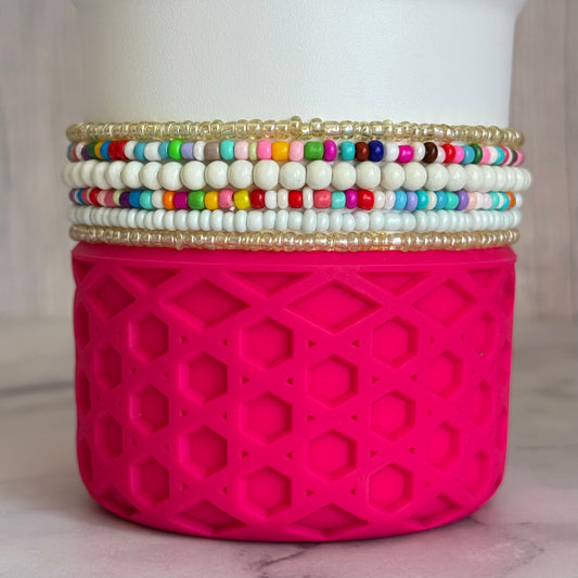 Confetti Tumbler Bracelet Stack -fits 30-40oz