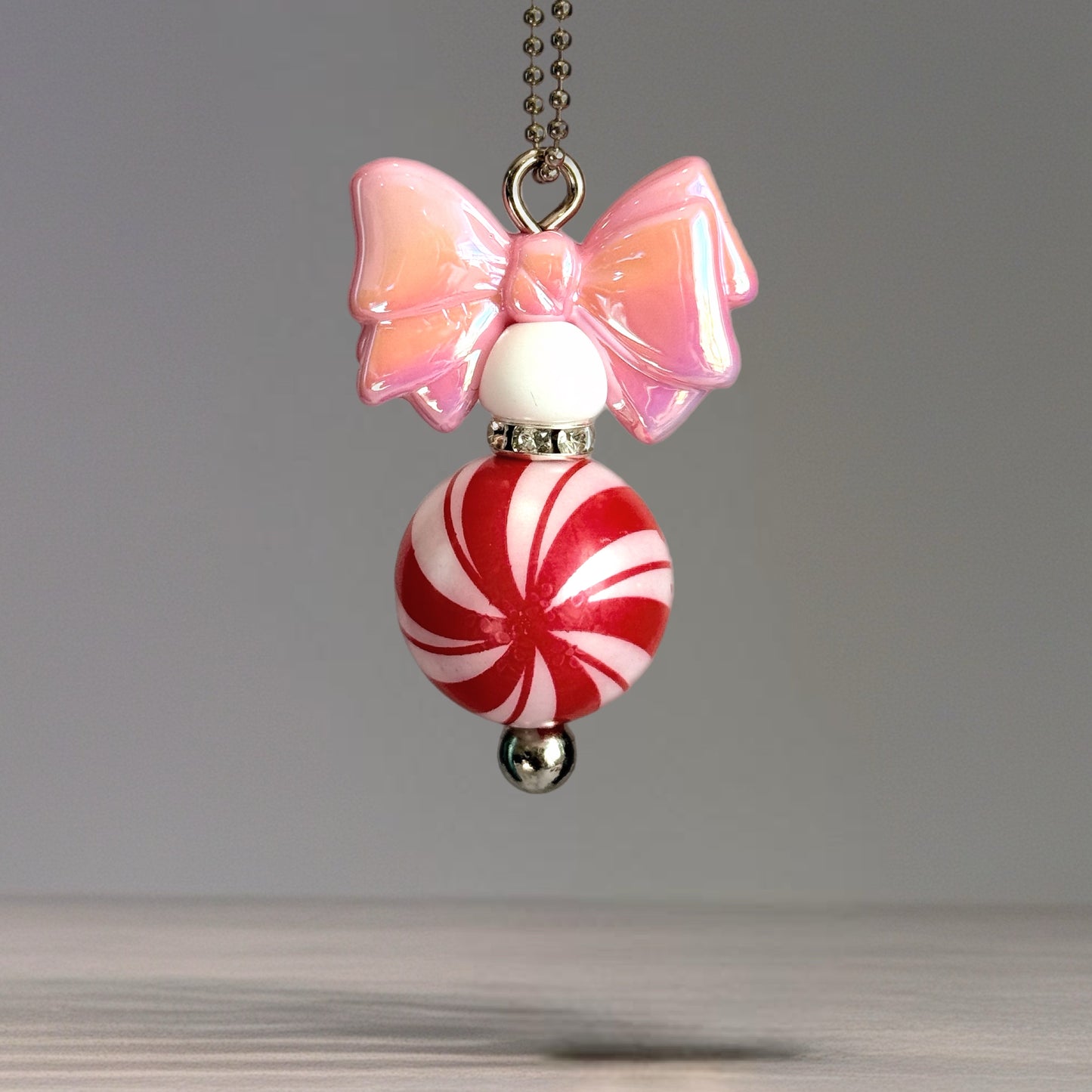 Peppermint Mini Bauble Charm - Tumbler Handle Charm