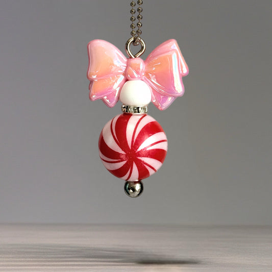 Peppermint Mini Bauble Charm - Tumbler Handle Charm
