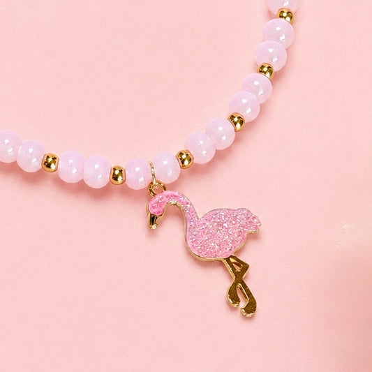 Pink Flamingo Tumbler Bracelet