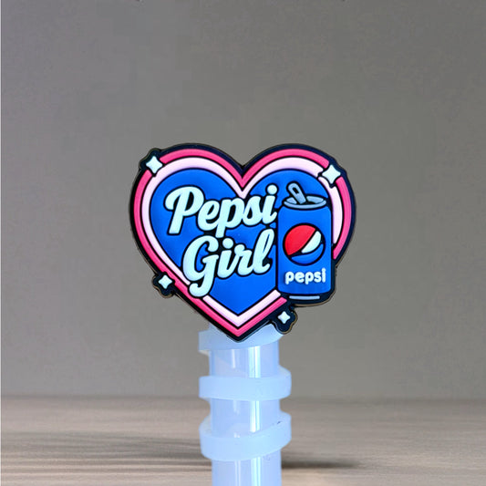 Pepsi Girl Straw Topper