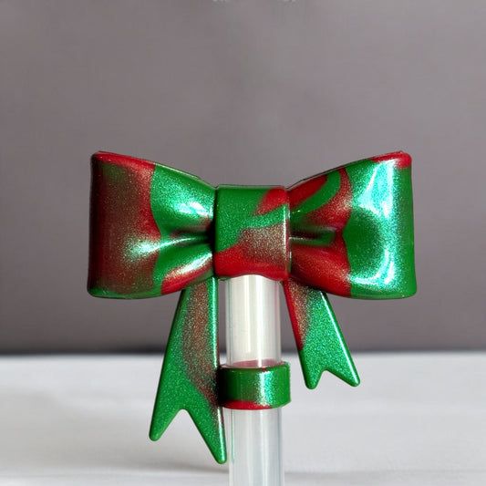 Poison Apple 3D Bow Straw Topper
