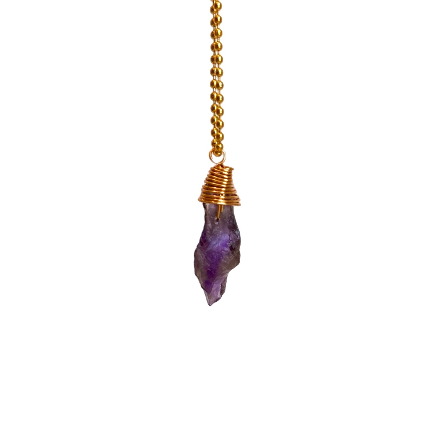 Amethyst Charm - Tumbler Handle Charm