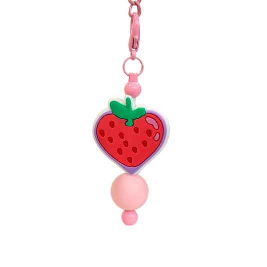 Strawberry Bar Charm - Tumbler Handle Charm