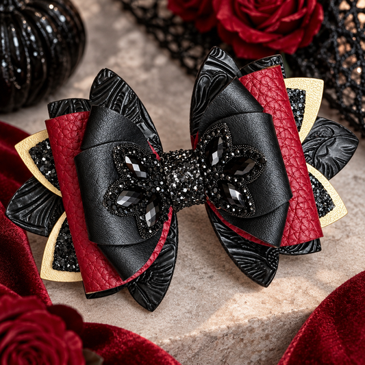 Bordeaux Lace VersaBow™ Universal Tumbler Bow