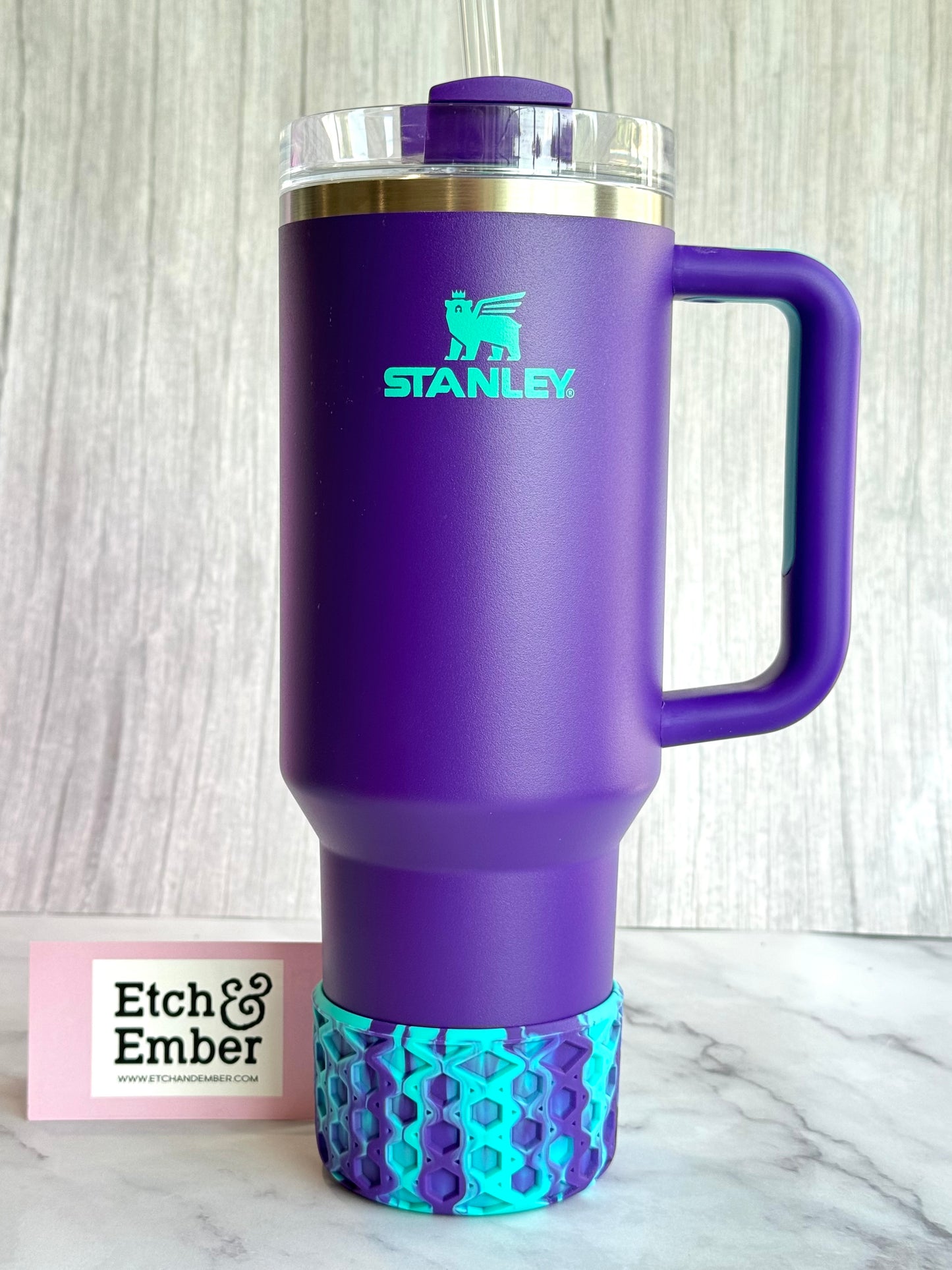 Deep Purple Remix WAFFLE Tumbler Boot -fits 20-40oz New!