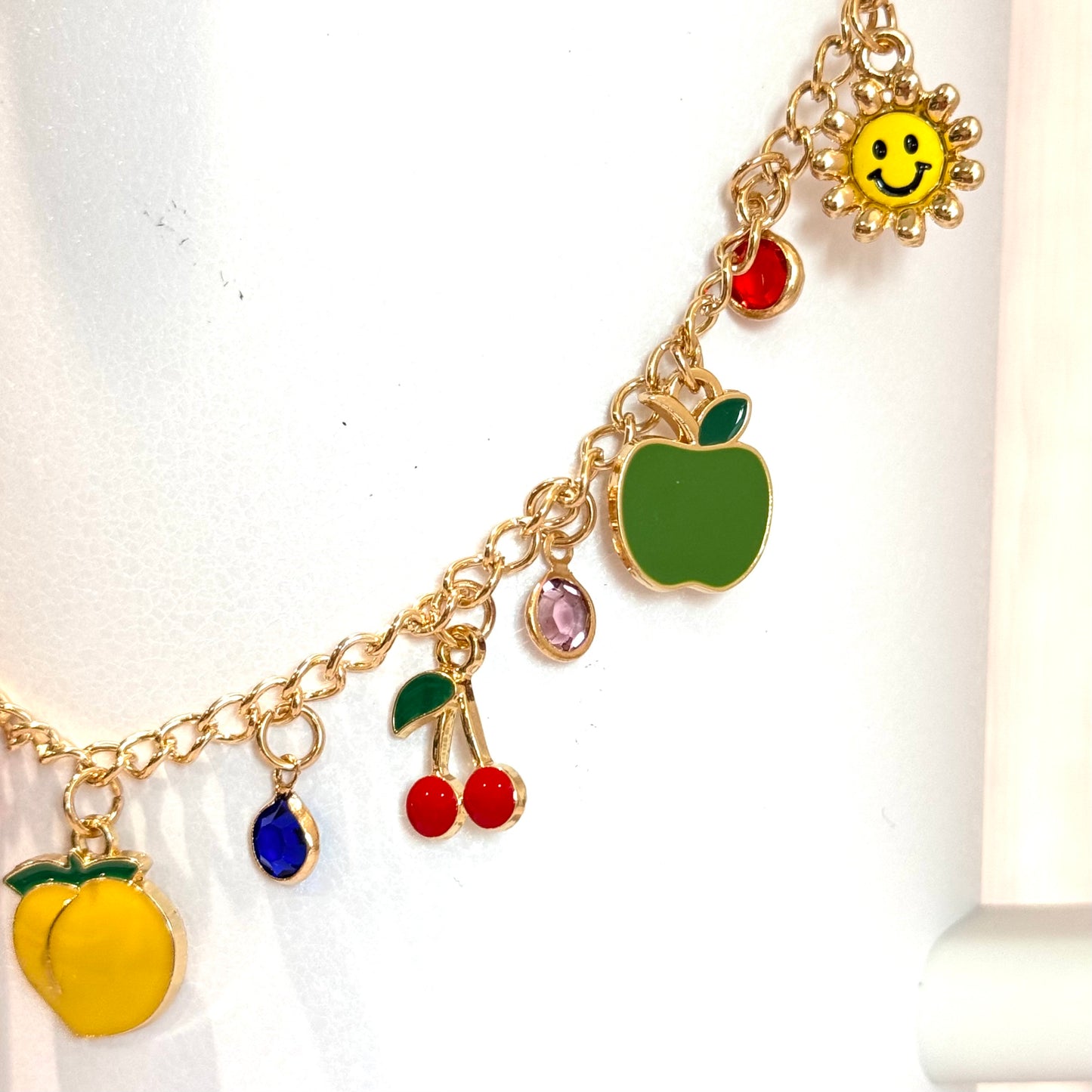 Tutti Fruity Deluxe Tumbler Charm Necklace