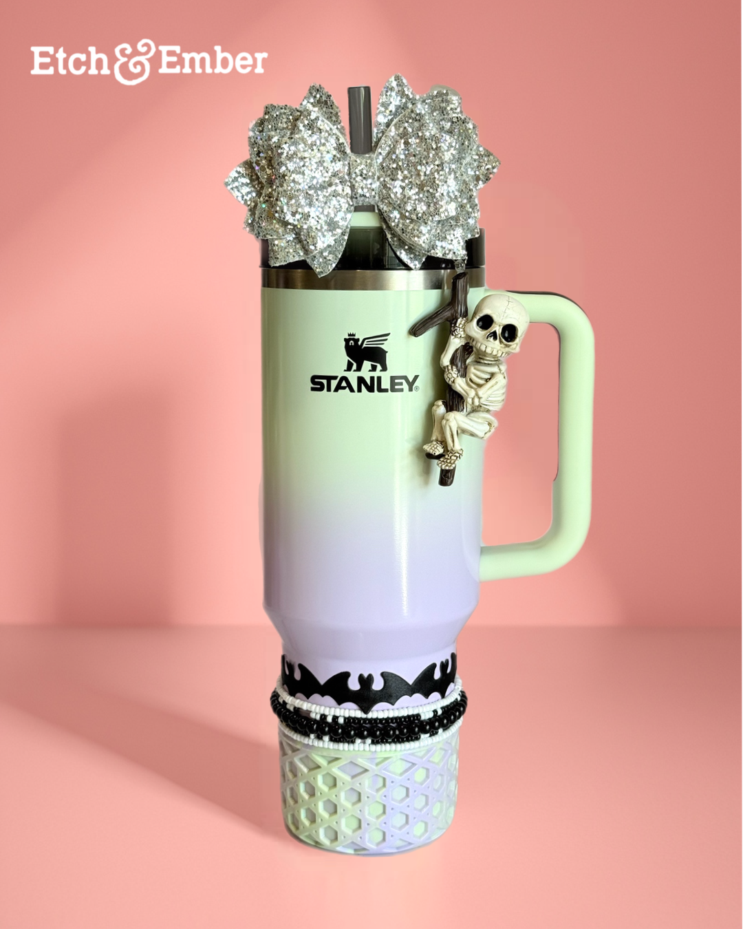 Skeleton ‘Hang On’ Charm - Tumbler Handle Charm