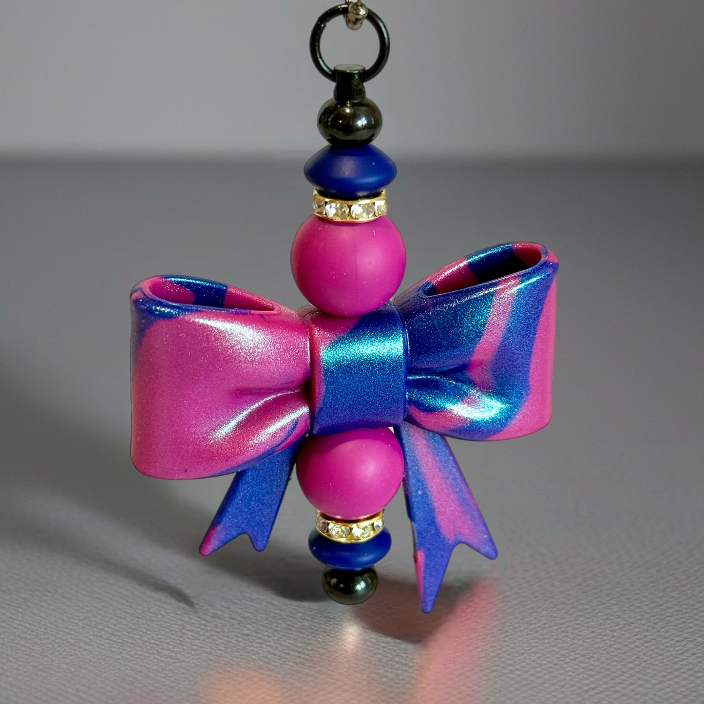 Berry Truffle 3D Bow Charm - Tumbler Handle Charm
