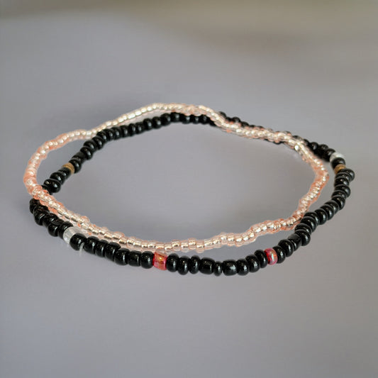 Simple Black Tumbler Bracelet