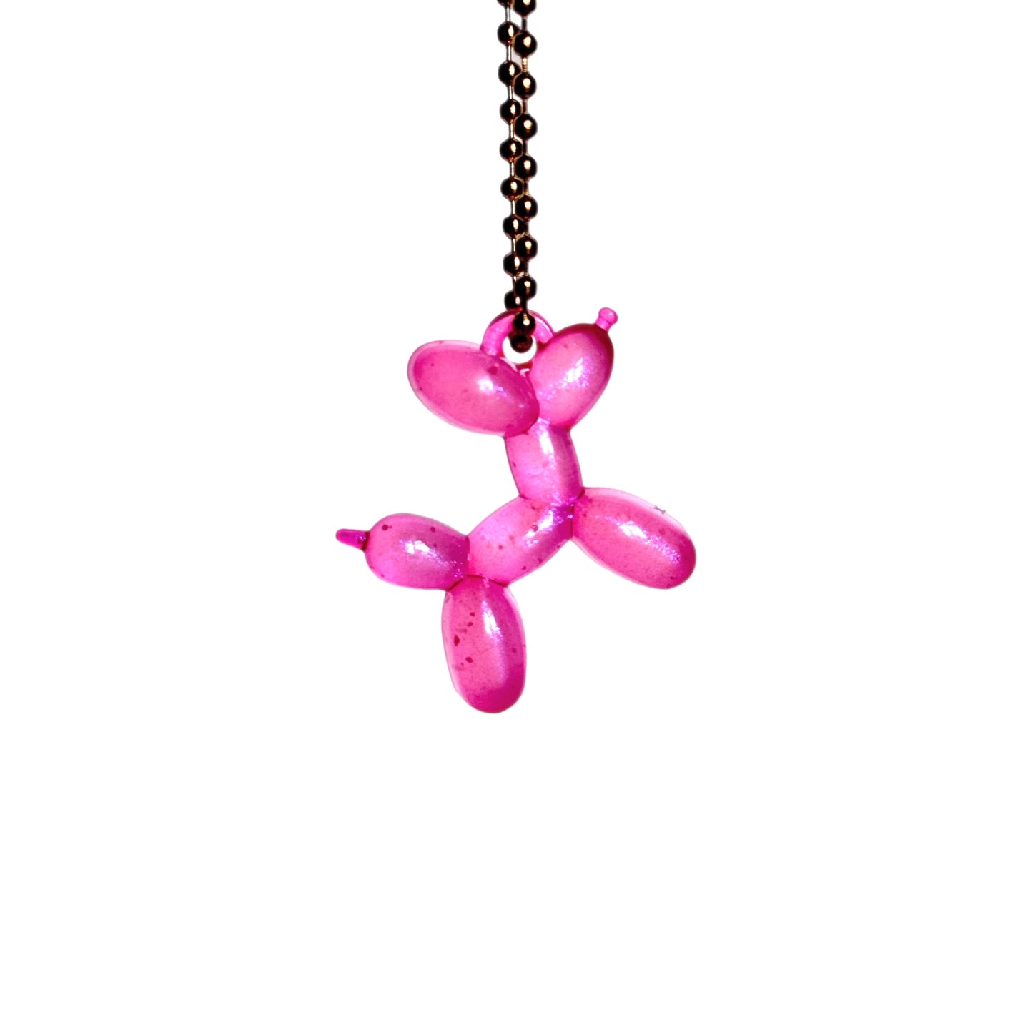 Glow in the Dark Balloon Dog Charm - Tumbler Handle Charm