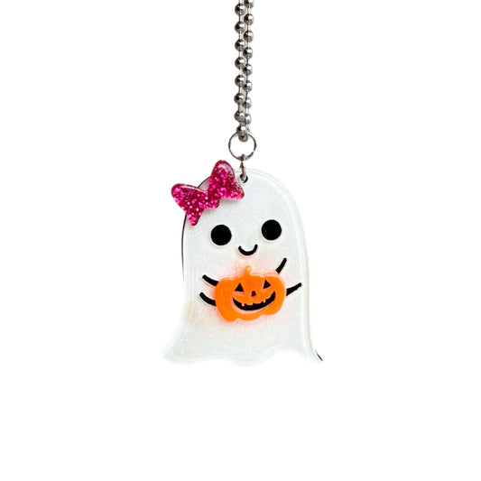 Sweetie Ghost Charm - Tumbler Handle Charm