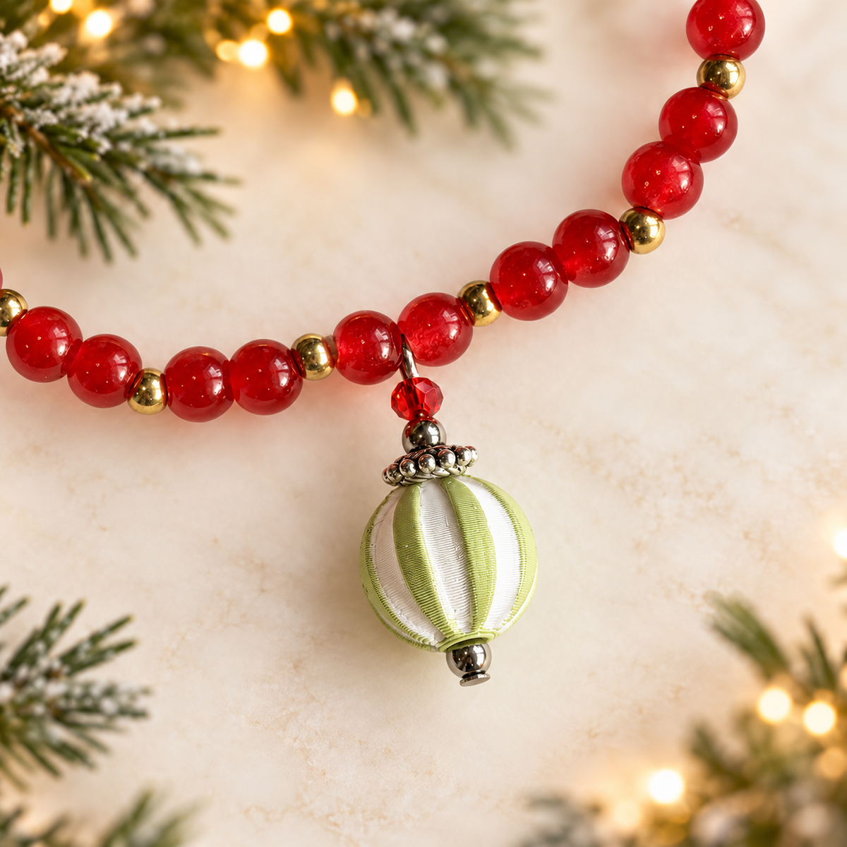 Deck The Halls Tumbler Bracelet