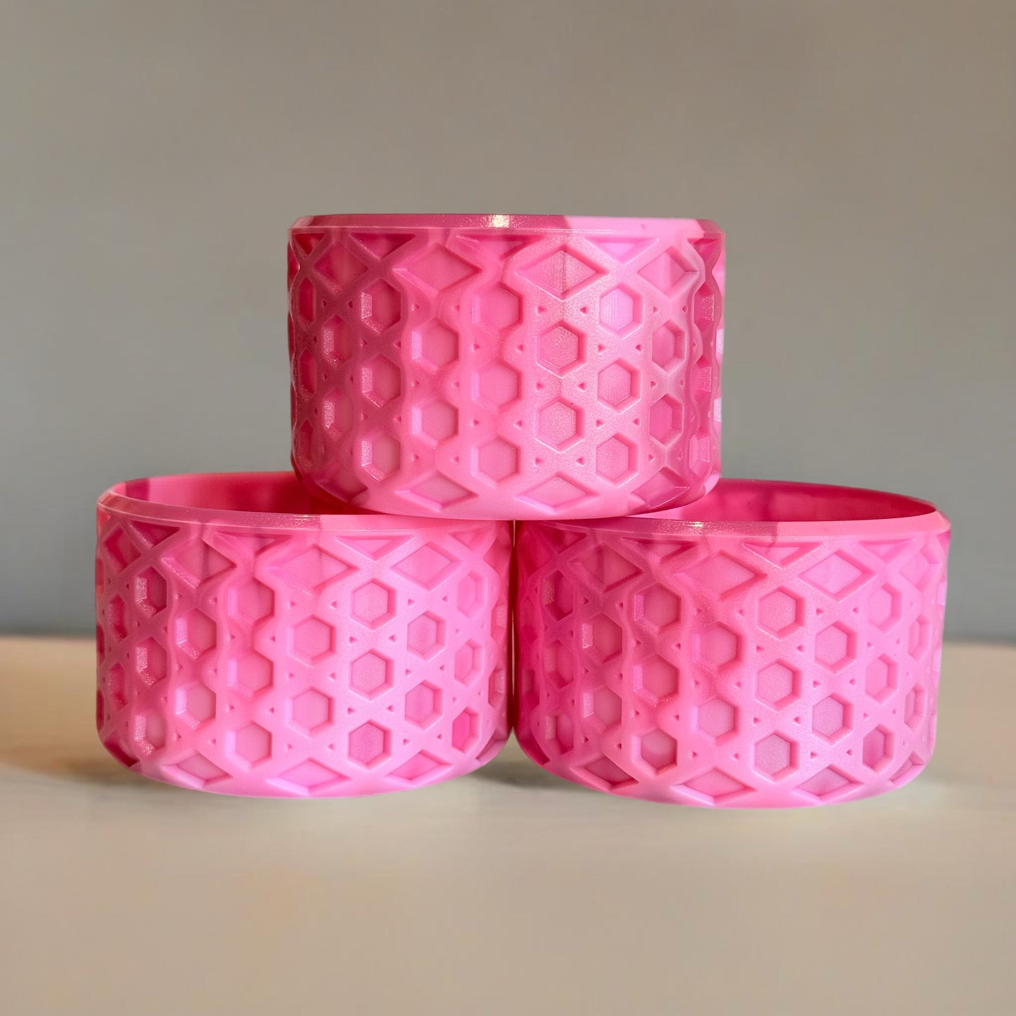 Pucker Pink WAFFLE Tumbler Boot -fits 20-40oz