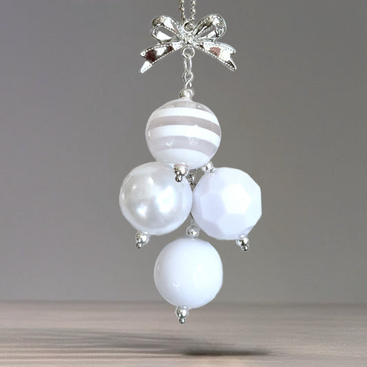 Snow Day Mini Bauble Charm - Tumbler Handle Charm