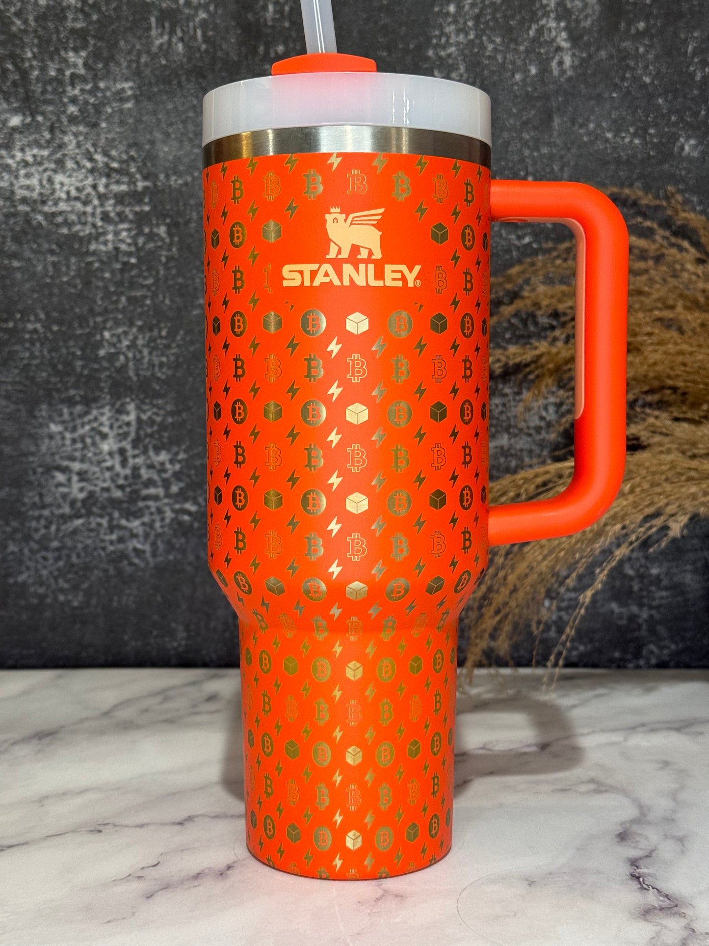 Bitcoin Stanley Adventure Quencher 40 oz tumbler