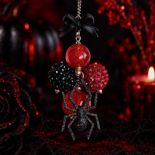 Bordeaux Lace Bauble Charm - Tumbler Handle Charm
