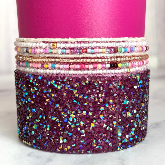 Berry Pop Tumbler Bracelet Stack -fits 30-40oz