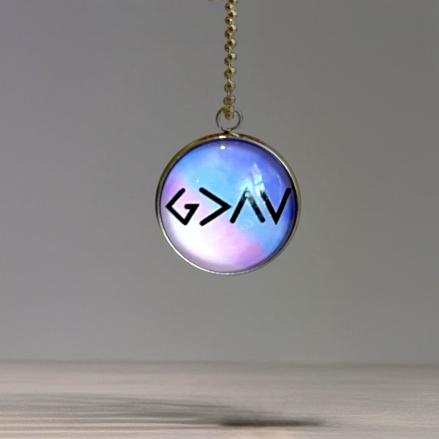 God is Greater Charm - Tumbler Handle Charm