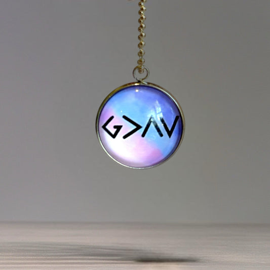 God is Greater Charm - Tumbler Handle Charm