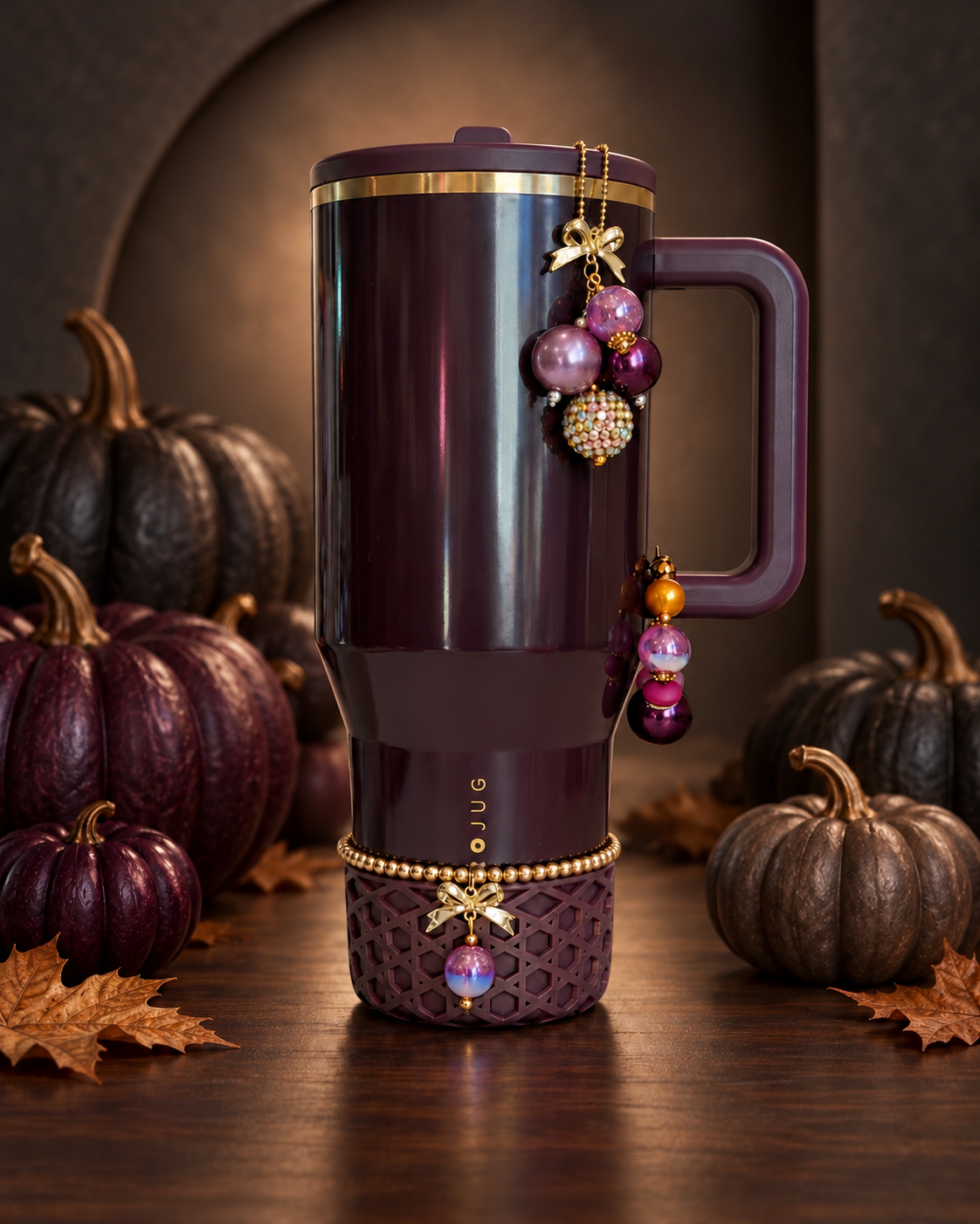 Cherry Cola Halo Charm - Tumbler Handle Charm