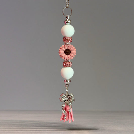 Deluxe Mauve Mum Bar Charm - Tumbler Handle Charm