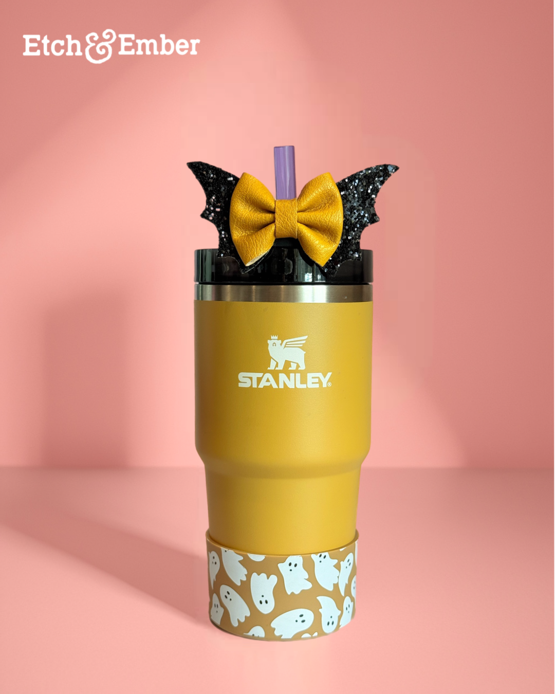 The Bat Tumbler Bow Yellow