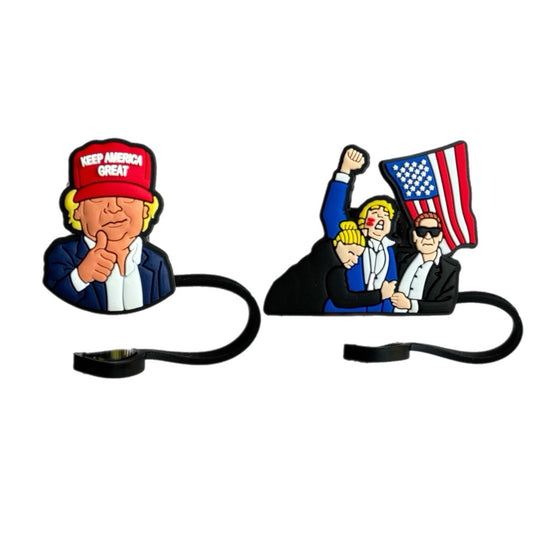 MAGA Straw Toppers