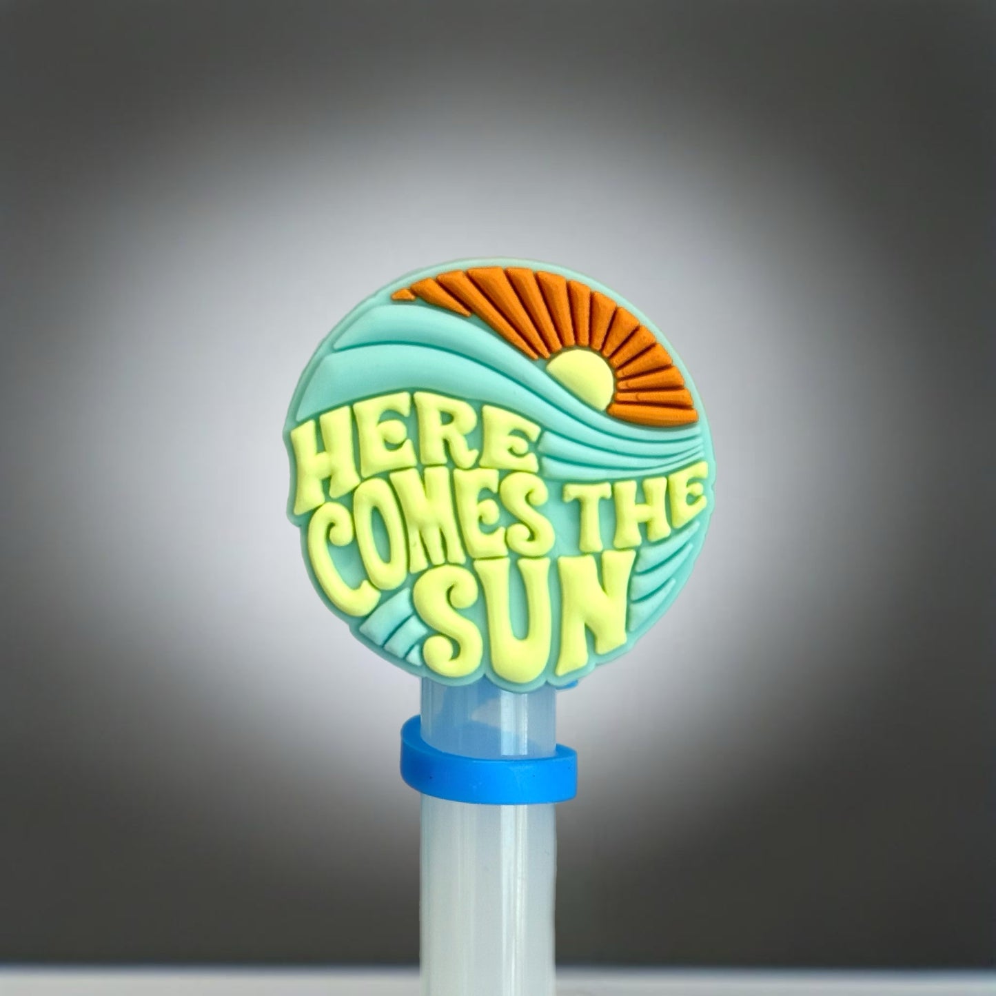 Here Comes The Sun Straw Topper