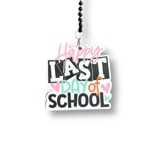 LAST DAY OF SCHOOL Charm - Tumbler Handle Charm