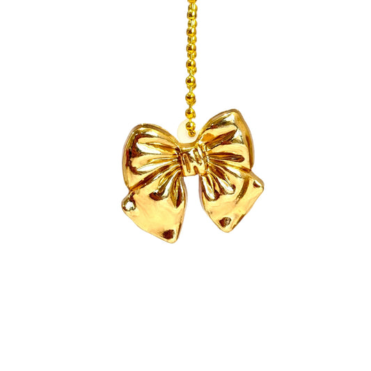 Gold Bow Charm - Tumbler Handle Charm