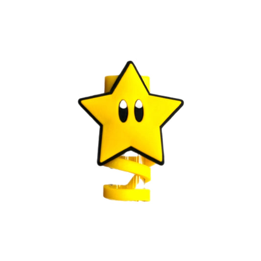 Yellow Star Straw Topper