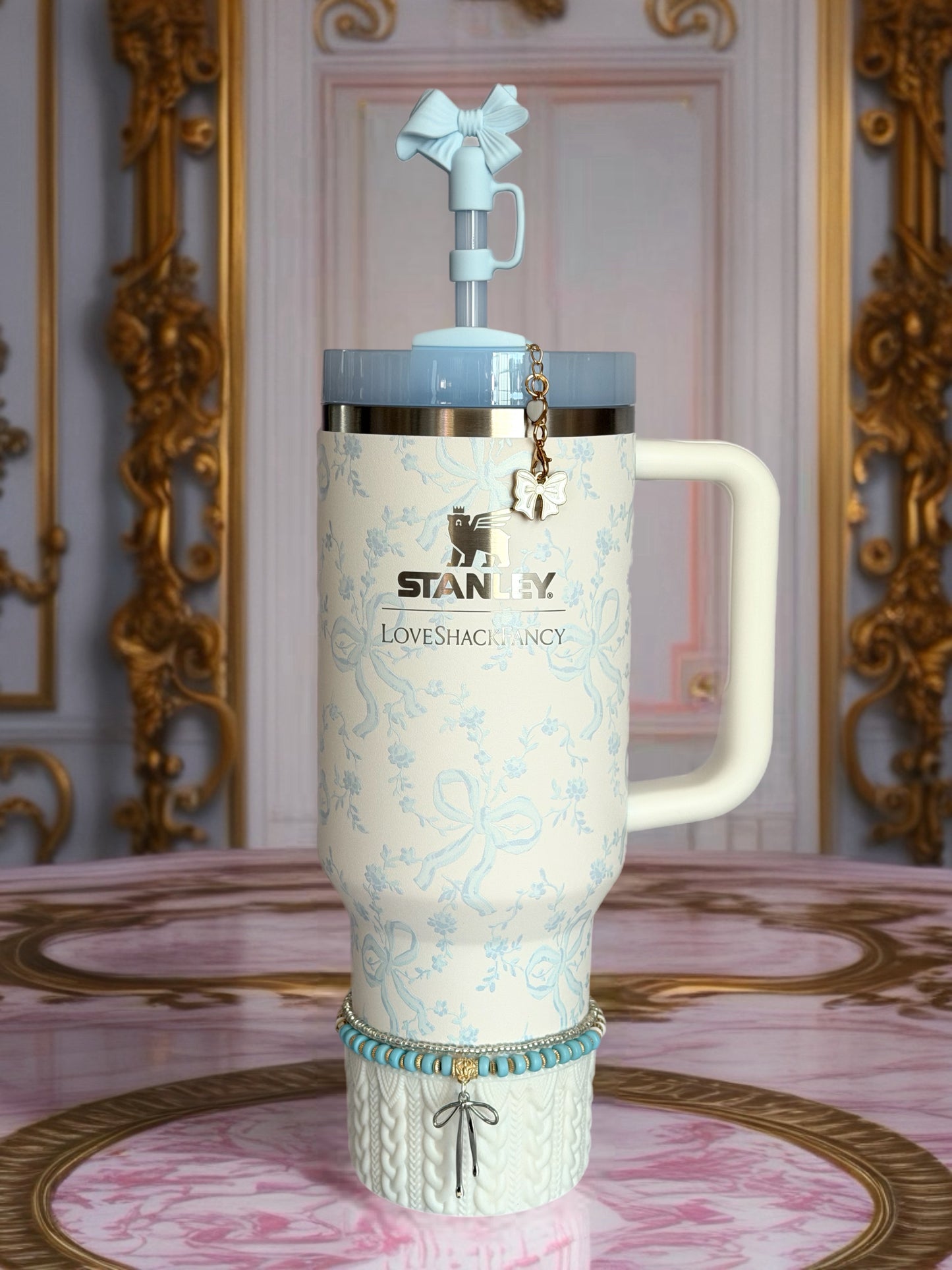 Baby Bow Charm - Tumbler Handle Charm