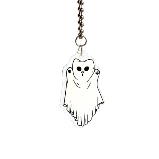 BOO KITTY Charm - Tumbler Handle Charm