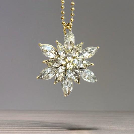 Bling Vintage Snowflake Charm - Tumbler Handle Charm