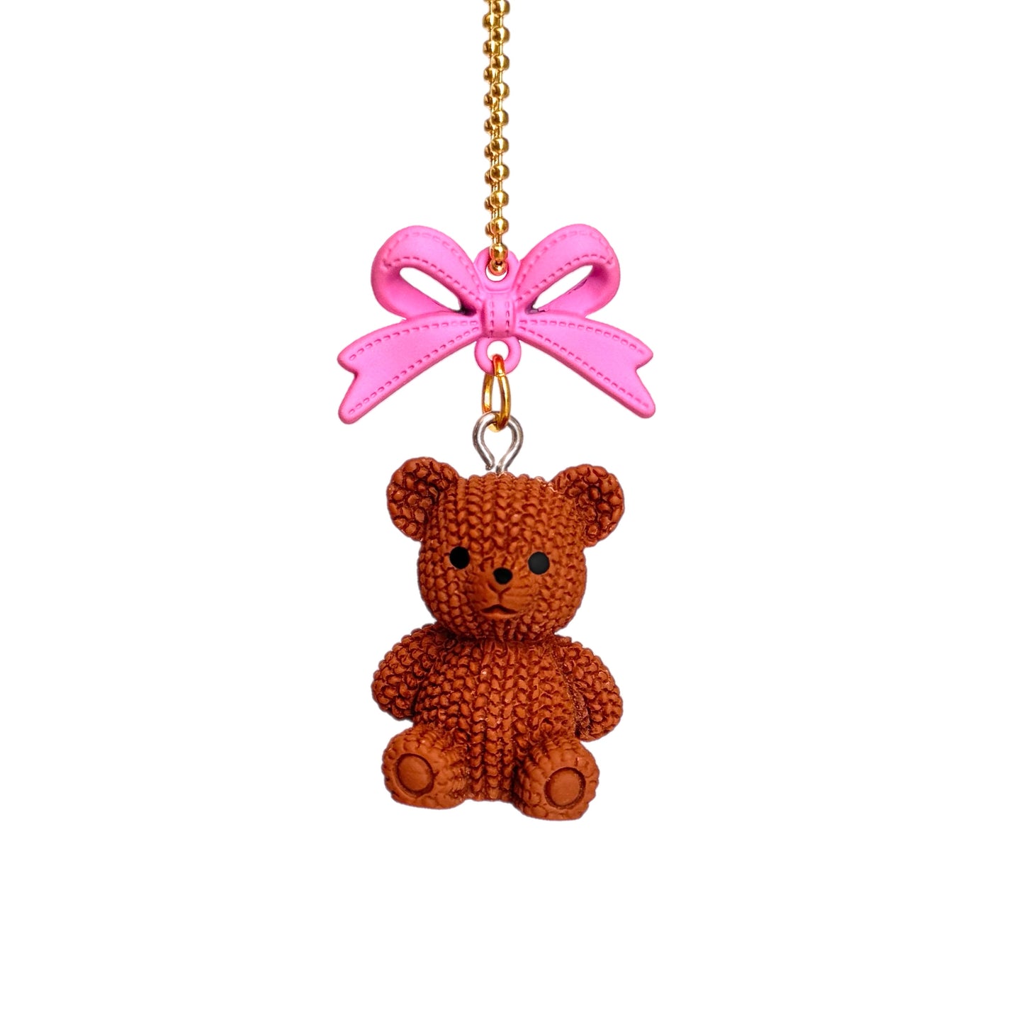 Coquette Teddy Bear Charm - Tumbler Handle Charm