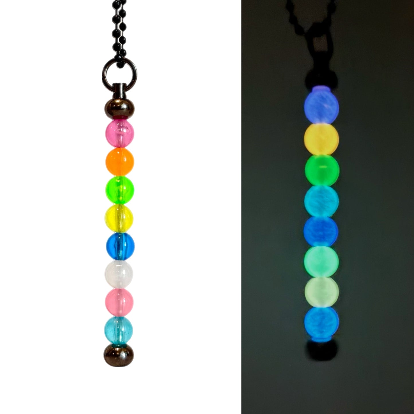 Glow in the Dark Beaded Charm - Tumbler Handle Charm