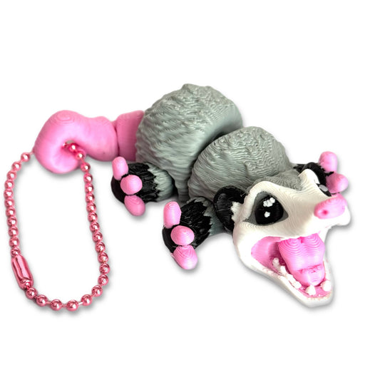 Opossum 3D Deluxe Charm - Tumbler Handle Charm