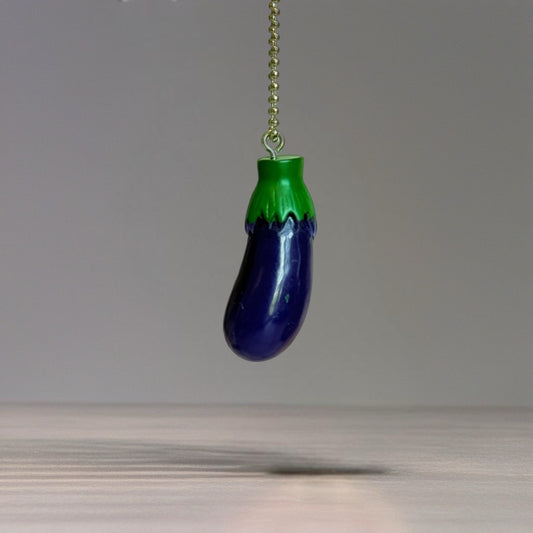 Eggplant Charm - Tumbler Handle Charm
