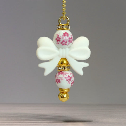 Porcelain Petals Charm - Tumbler Handle Charm