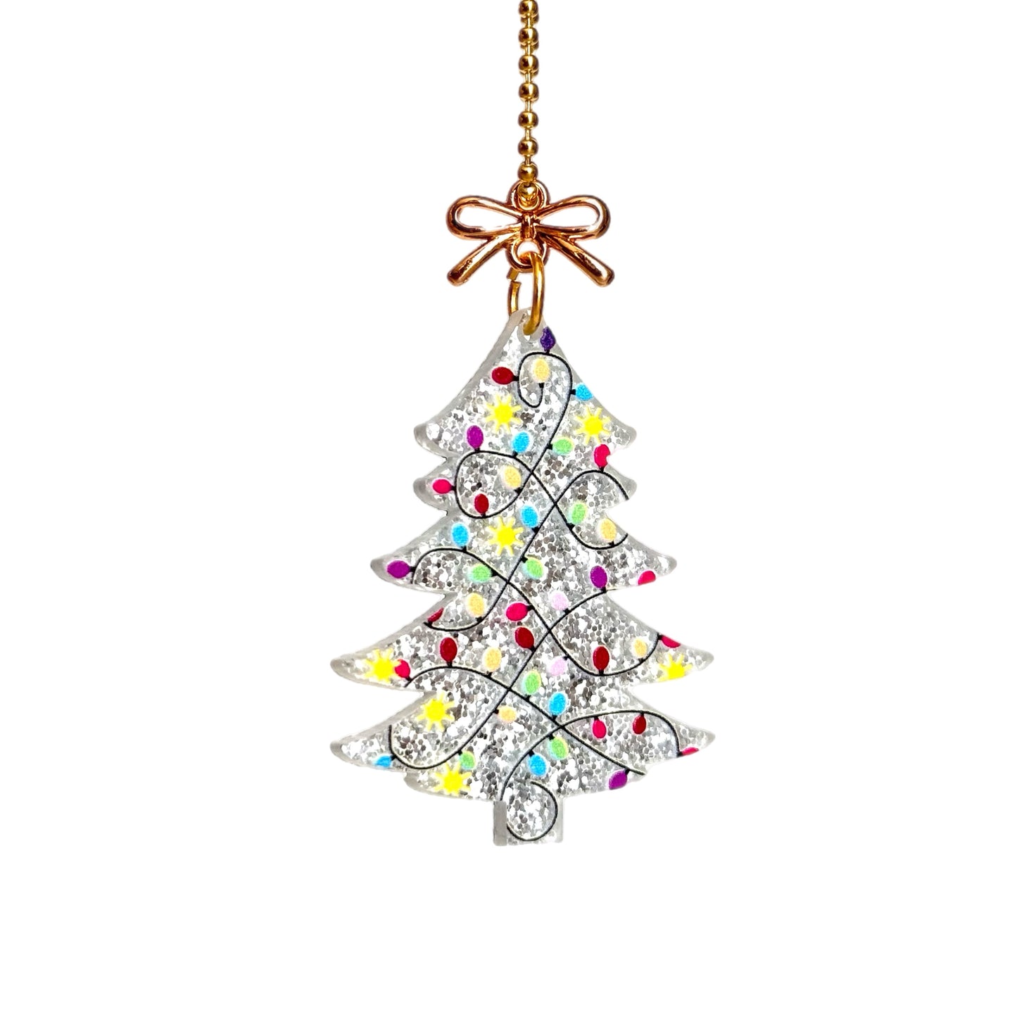 Coquette Christmas Tree Charm - Tumbler Handle Charm