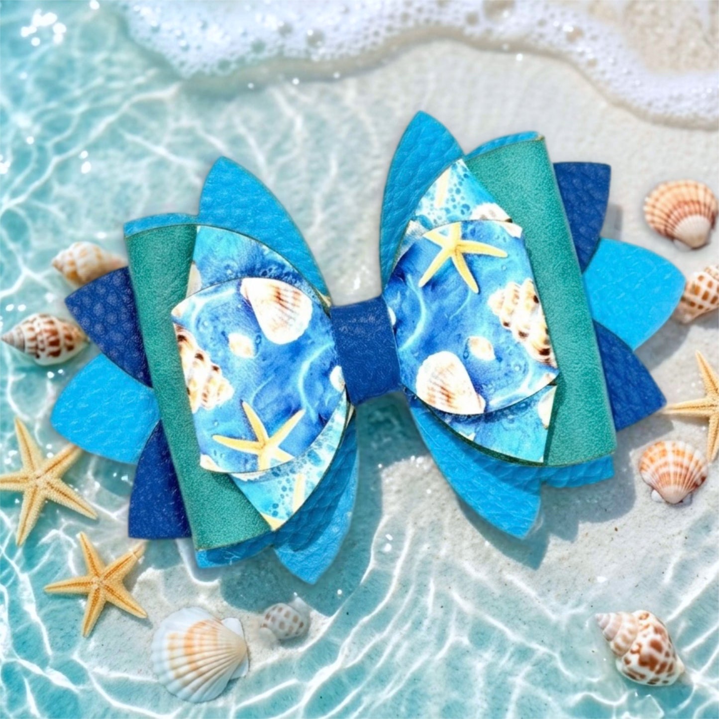 Sea Glass Aura VersaBow™ Universal Tumbler Bow